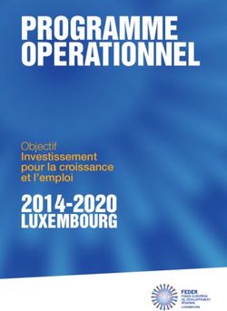 PROGRAMME OPERATIONNEL - 2014-2020 LUXEMBOURG - Fonds européens