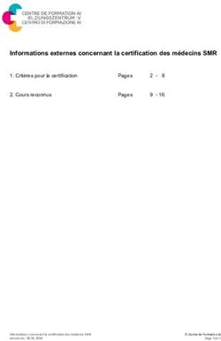 Informations externes concernant la certification des médecins SMR - Centre de formation AI