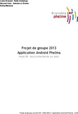 Projet de groupe 2013 Application Android Phelma - Projet 58 - Sous la direction de Luc Salvo