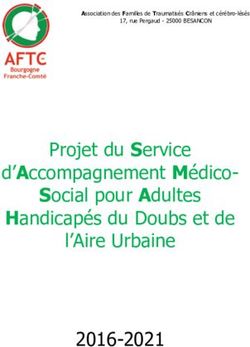 Projet du Service d'Accompagnement Médico-Social pour Adultes Handicapés du Doubs et de - AFTC-BFC