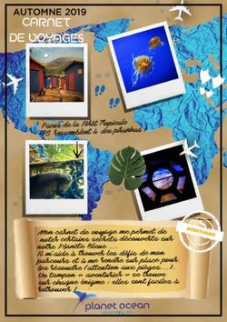 CARNET DE VOYAGES AUTOMNE 2019 - Planet Ocean Montpellier