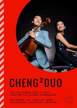 CHENG DUO 1ER OCTOBRE 2021 &Agrave; 20H CENTRE CULTUREL CANADIEN OCTOBER 1ST, 2021 AT 8PM CANADIAN CULTURAL CENTRE - Centre Culturel ...