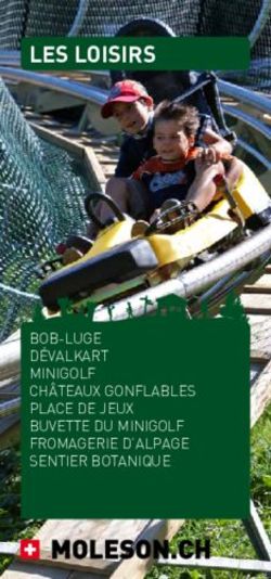 LES LOISIRS - BOB-LUGE DÉVALKART MINIGOLF CHÂTEAUX GONFLABLES PLACE DE JEUX BUVETTE DU MINIGOLF FROMAGERIE D'ALPAGE SENTIER BOTANIQUE - Moléson