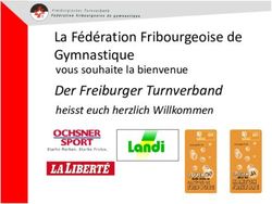 La Fédération Fribourgeoise de Gymnastique - vous souhaite la bienvenue Der Freiburger Turnverband - FFG-FTV