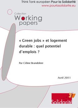" Green jobs " et logement durable : quel potentiel d'emplois ?