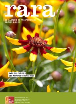 Rara LE MAGAZINE DE PROSPECIERARA &Eacute;DITION 1 /2020 - AVEC CALENDRIER DES MANIFESTATIONS 2020
