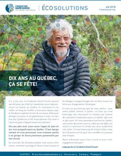 Éco solutions - Fondation David Suzuki