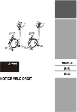 NOTICE VELO DROIT MODELE B101 B102