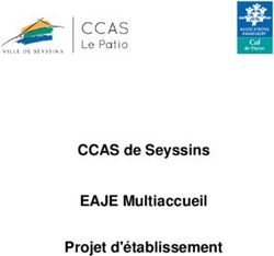 CCAS de Seyssins EAJE Multiaccueil Projet d'&eacute;tablissement