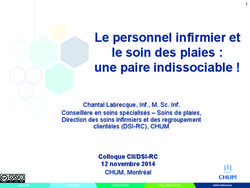 Le personnel infirmier et le soin des plaies : une paire indissociable !