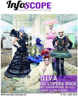 SCOPE - D.I.V.A OU L'OPÉRA ROCK AU CONSERVATOIRE JB LULLY SAMEDI 15 JUIN À 20H30 - Mairie de Puteaux