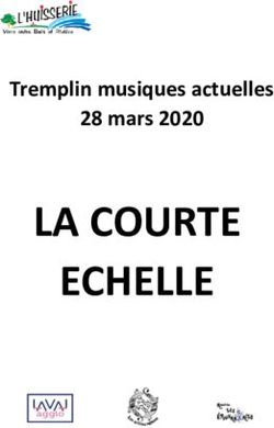 LA COURTE ECHELLE Tremplin musiques actuelles 28 mars 2020 - L'Huisserie