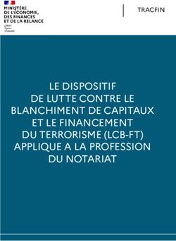 LE DISPOSITIF DE LUTTE CONTRE LE BLANCHIMENT DE CAPITAUX ET LE ...