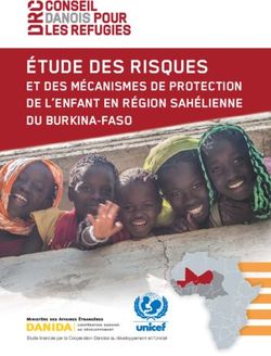 ÉTUDE DES RISQUES ET DES MÉCANISMES DE PROTECTION DE L'ENFANT EN RÉGION SAHÉLIENNE DU BURKINA-FASO