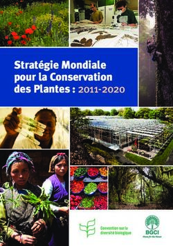 Stratégie Mondiale pour la Conservation des Plantes : 2011-2020 - Botanic ...
