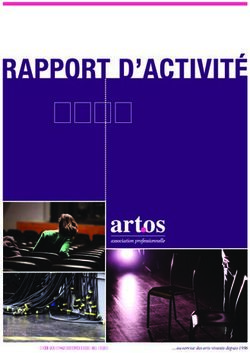 2018 ... au service des arts vivants depuis 1996 - Artos-net