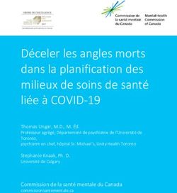 Déceler les angles morts dans la planification des milieux de soins de santé liée à COVID-19