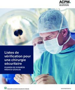 Listes de vérification pour une chirurgie sécuritaire - EXAMEN DE DONNÉES MÉDICO-LÉGALES - CMPA