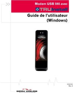 Guide de l'utilisateur (Windows) - Modem USB 598 avec - 2131151 R&eacute;v. 2
