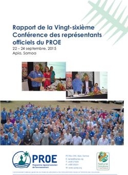 Rapport de la Vingt-sixième Conférence des représentants officiels du PROE - SPREP