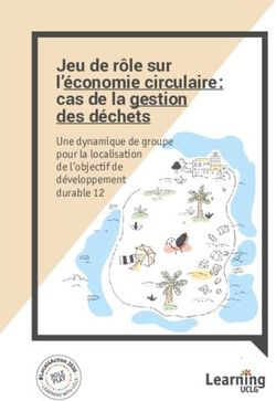 Jeu de rôle sur l'économie circulaire : cas de la gestion des déchets - Une dynamique de groupe pour la localisation de l'objectif de ...