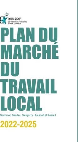 PLAN DU MARCH&Eacute; DU TRAVAIL LOCAL 2022-2025 - Eastern Ontario ...