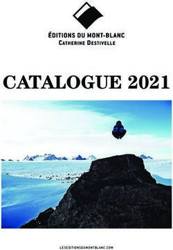CATALOGUE 2021 - LESEDITIONSDUMONTBL ANC.COM - Les éditions du Mont-Blanc