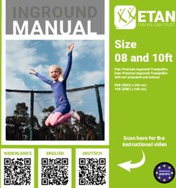 MANUAL INGROUND Size 08 and 10ft - Etan Trampolines