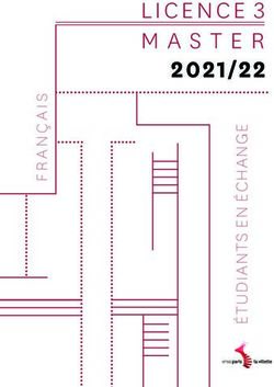 LICENCE 3 2021/22 - ENSA Paris La Villette
