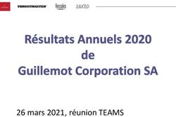 26 mars 2021, réunion TEAMS - Guillemot Corporation