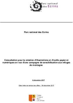 Parc national des Ecrins Consultation pour la création d'illustrations et d'outils papier et numériques en vue d'une campagne de sensibilisation ...
