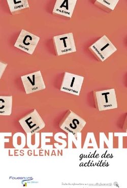 FOUESNANT guide des activit&eacute;s - LES GL&Eacute;NAN - Ville de Fouesnant