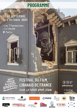 PROGRAMME - Festival du Film Libanais de France