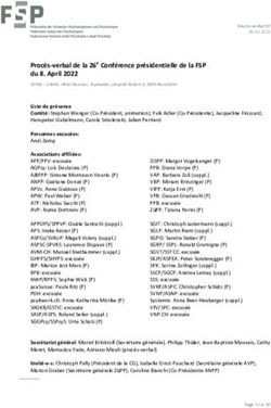 Procès-verbal de la 26e Conférence présidentielle de la FSP du 8. April 2022 - Psychologie.ch