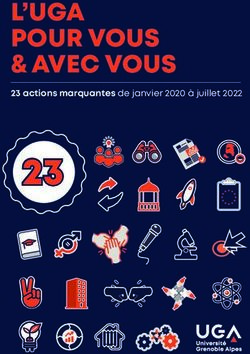 2323 L'UGA POUR VOUS & AVEC VOUS 23 actions marquantes de janvier 2020 &agrave; juillet 2022 - Universit&eacute; Grenoble Alpes