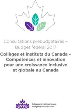 Collèges et instituts du Canada - Compétences et innovation pour une croissance inclusive et globale au Canada - Consultations prébudgétaires ...