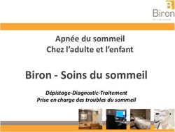 Biron - Soins du sommeil - Apnée du sommeil Chez l'adulte et l'enfant Dépistage-Diagnostic-Traitement