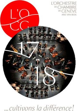 Cultivons la différence ! - L'Orchestre de Chambre de Genève