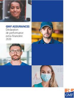 GMF ASSURANCES D&eacute;claration de performance extra-financi&egrave;re 2020