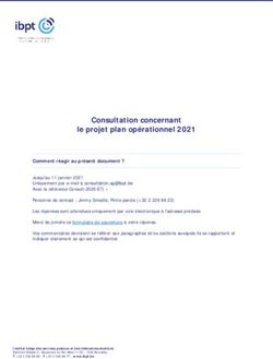 Consultation concernant le projet plan op&eacute;rationnel 2021 - BIPT