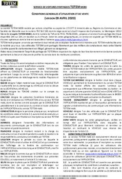 (VERSION 09 AVRIL 2020) - SERVICE DE VOITURES PARTAGEES TOTEM MOBI