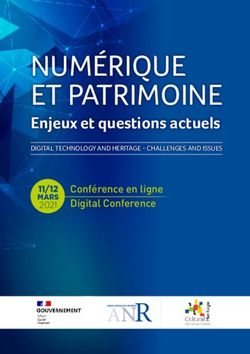 NUMÉRIQUE ET PATRIMOINE - Enjeux et questions actuels Conférence en ligne Digital Conference - ANR