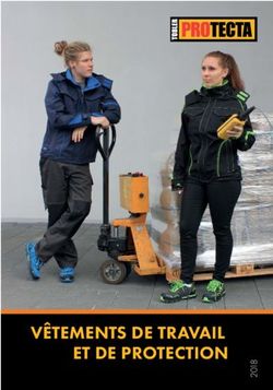 VÊTEMENTS DE TRAVAIL ET DE PROTECTION - Tobler Protecta