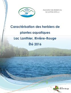 Caractérisation des herbiers de plantes aquatiques Lac Lanthier, Rivière-Rouge Été 2016 - OBV RPNS