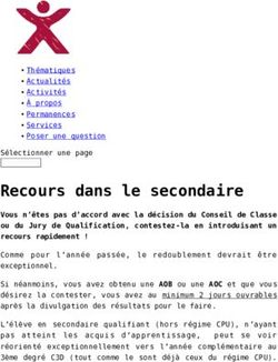 Recours dans le secondaire