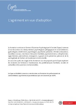 L'agrément en vue d'adoption - Copes