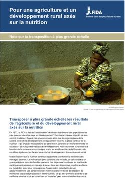 Pour une agriculture et un développement rural axés sur la nutrition - Ifad