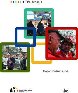 SPF Int&eacute;rieur - Rapport d'activit&eacute;s 2012