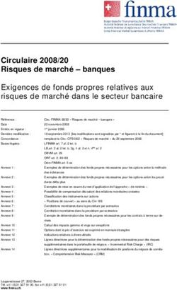 Circulaire 2008/20 Risques de marché - banques