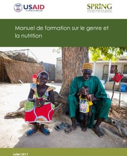 Manuel de formation sur le genre et la nutrition - Juillet 2017